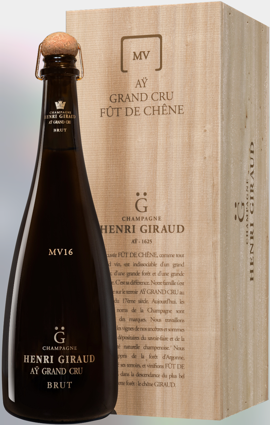 新品推荐 ⎜ Henri Giraud Fût de Chêne MV16 亨利·吉罗橡木桶系列香槟